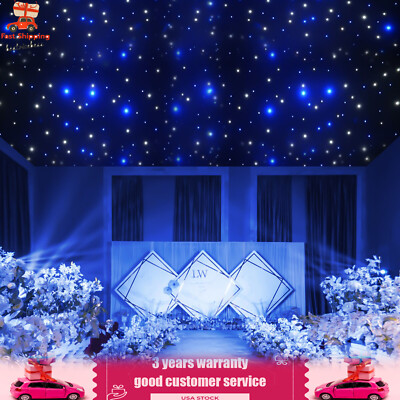 LED Star Stage Backdrop Star Curtain DMX512 Background Starry Sky W/ Controller