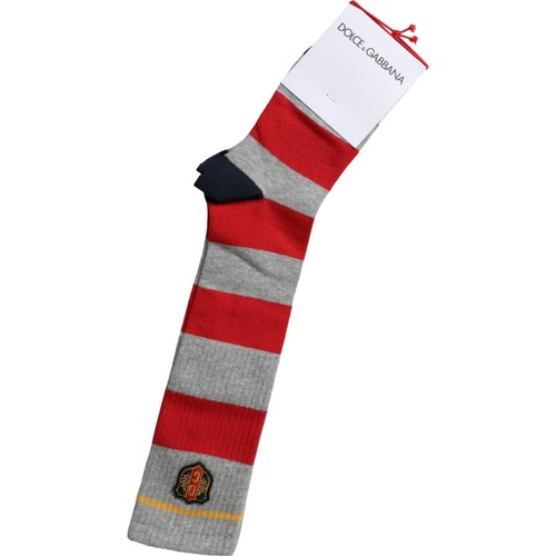 DOLCE & GABBANA Kids Socks Multicolor Stripe Cotton Stretch Knee High s. M 90usd - Picture 6 of 6