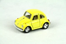 4" Kinsmart 1967 Volkswagen Beetle Diecast Model Toy Car No Scale Pastel Yellow