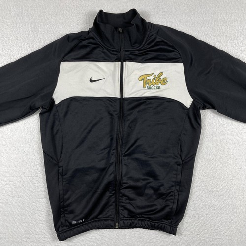 William & Mary Jacket Womens Small Black Full Zip Nike Dri Fit Tribe Soccer - 第 18/20 張圖片