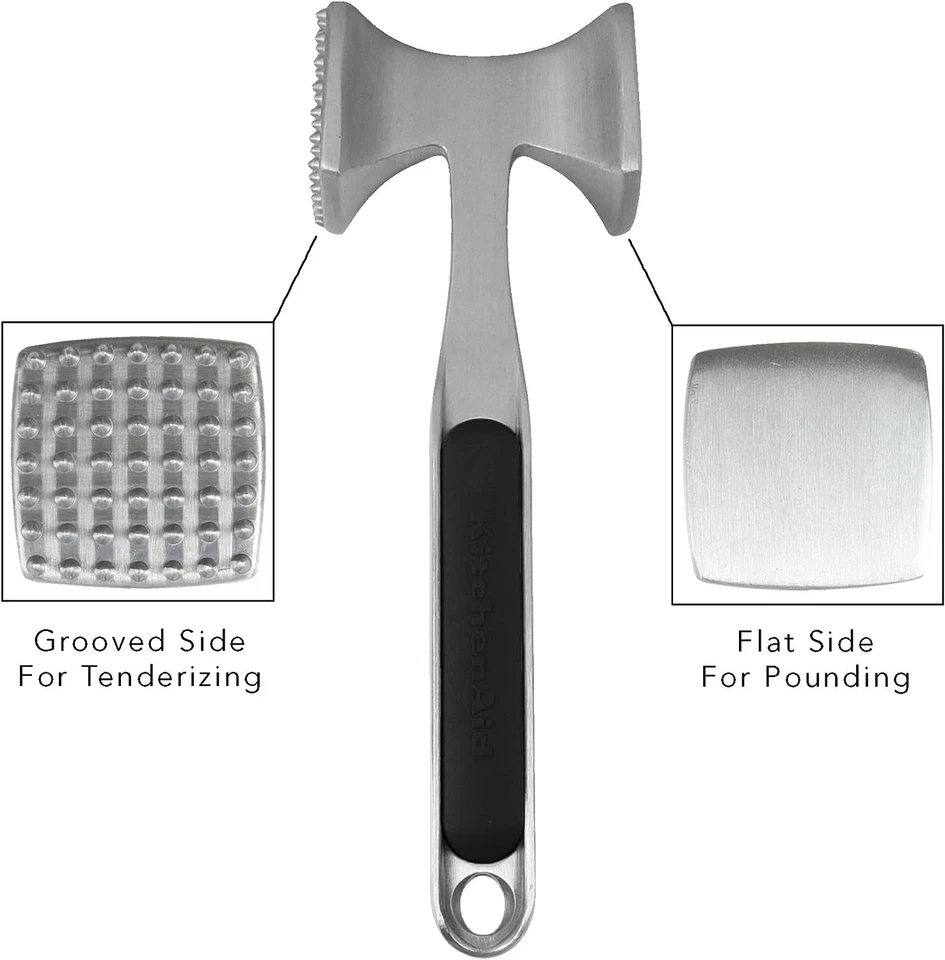 Kitchenaid Gourmet Multi Sided Meat Tenderizer for Pounding Meats, Nuts - Image 3 of 4