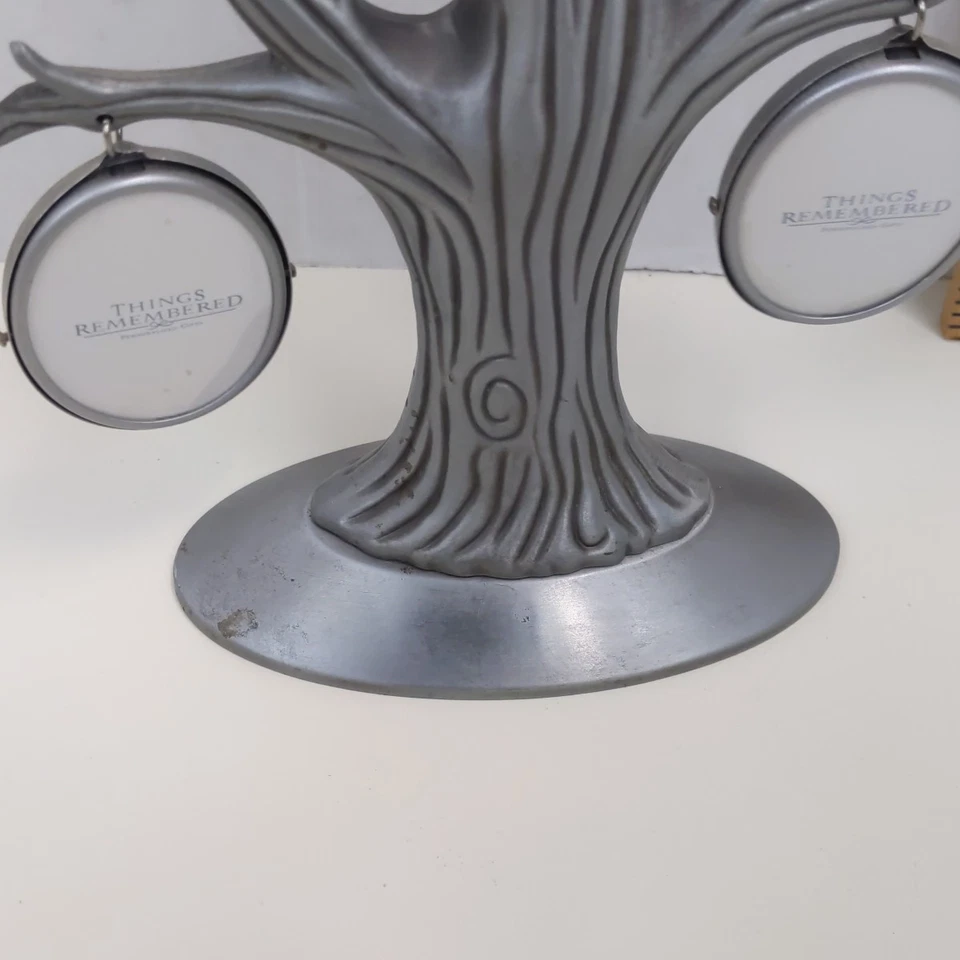 Marco de fotos de árbol genealógico Things Remembered La Familia 9 soporte de fotos de metal  Foto 4 de 4