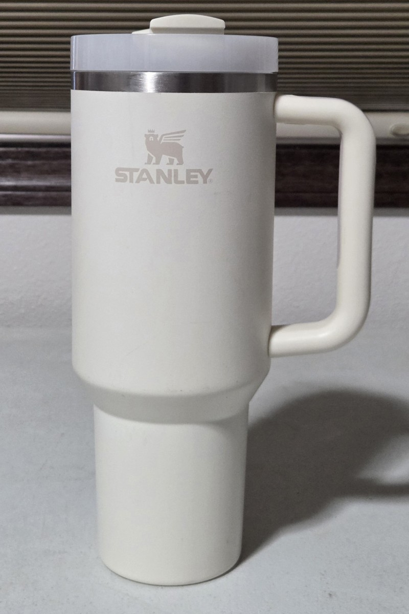 Stanley Quencher H2.0 FlowState Tumbler 40z Cream With Handle | eBay