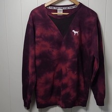 PINK Victoria's Secret Sweatshirt Size Small Y2k Oversized Crewneck Purple