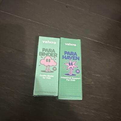 Velvra Para Haven Kids Intestinal Parasite Support + Para Binder + New