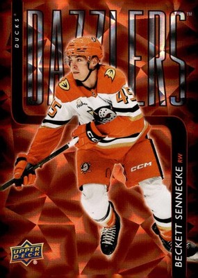 BECKETT SENNECKE RC 2025-26 Upper Deck Dazzlers Orange #DZ-67