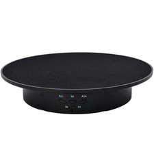 20cm 360 Electric Rotating Turntable, Rechargeable Low Noise Display Stand Show