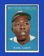 1961 Topps Set-Break #484 Hank Aaron MVP EX-EXMINT *GMCARDS*