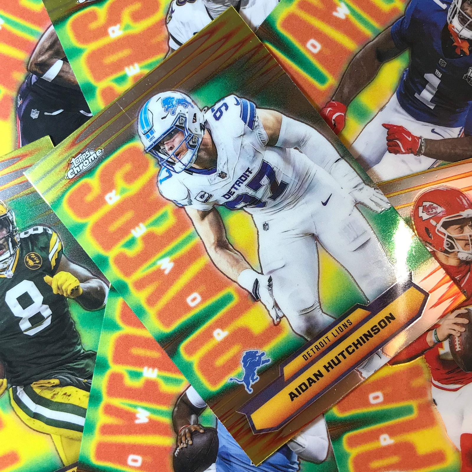 2025 Chrome Football Power Players Amon-Ra St. Brown #26