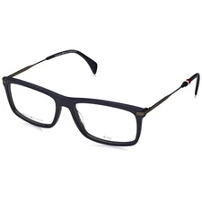 Tommy Hilfiger Men's Rectangular 55mm Eyeglasses Frames Matte Blue TH1538-FLL