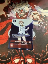 Digimon Card Game Hiroko Sagisaka P-210 Promo Box Topper BT23 Hackers Slumber