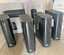 WD 18TB Elements Desktop External Hard Drive - Black