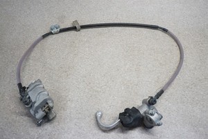 2002 02 Honda CR125R CR125 CR 125 OEM Front Brake Master Caliper Lever & Line