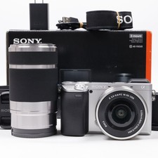 SONY a6400 ILCE-6400Y S w/SELP1650 SEL55210 ShutterCount:198 Top Mint 8024TH