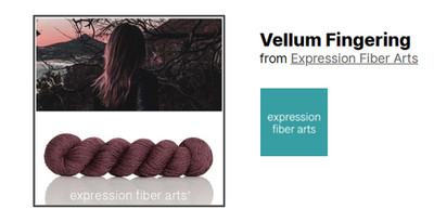 Expression Fiber Arts Vellum Fingering Yarn - choose the color