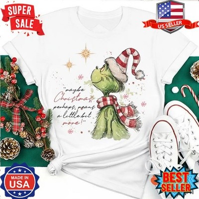 NEW! Vintage Mean Guy Character Grinch Shirt, Christmas T-Shirt, S-5XL