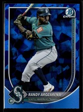 2025 Bowman Chrome Sapphire Randy Arozarena Seattle Mariners #35