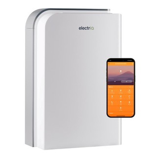 electriQ 10 L Smart Desiccant Dehumidifier with Heater & HEPA Purifier DESD9LW