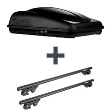 Dachbox Topbox TopBox 350 + Dachträger Menabo für BMW 3er Touring Typ E91 NP