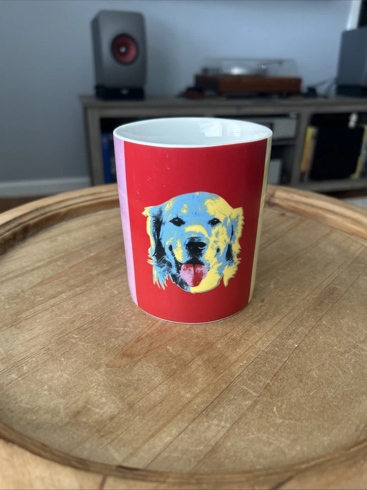 Fringe Studio Pop Art Coffee Mug Tea Cup Multicolor Dogs 12 oz. - Image 2 of 4