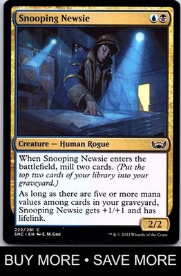 Snooping Newsie LP Streets of New Capenna MTG
