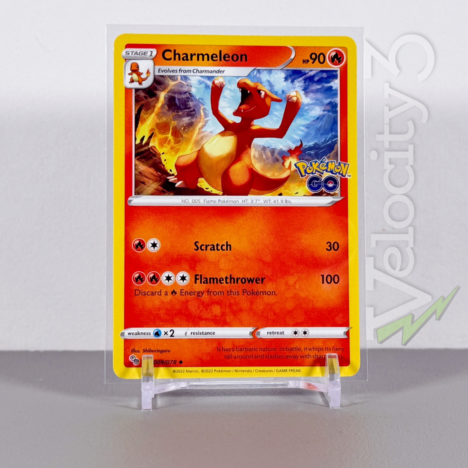 Pokemon TCG Card - Charmeleon 9/78 Uncommon | 2022 Pokemon Go | NM/Mint