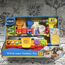 VTech Drill  Learn Toolbox Pro Pretend Play Tool Set Ages 2-5 MPN 80-550900