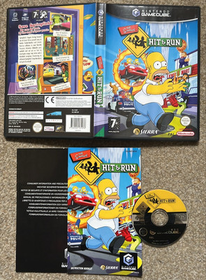 Simpsons Hit & Run (Nintendo GameCube) - PAL - *CIB UK VERKÄUFER*