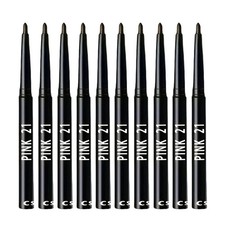 10 Pack Waterproof Long Lasting Black Eyeliner Pencils Smudge Proof Twist Up