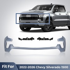 For 2022-2026 Chevry Silverado 1500 Front Upper Bumper Cover Primed New 85638716 For 2022-2026 Chevry Silverado 1500 Front Upper Bumper Cover Primed New 85638716
