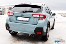 FOX Subaru XV - G5 Endschalldämpfer quer Ausgang rechts/links - 4x Sonderendrohr