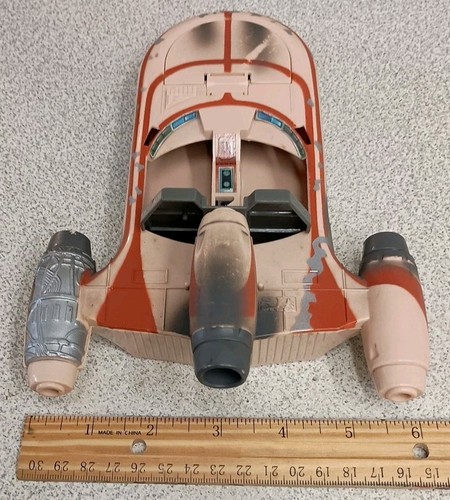 Tonka Star Wars 1995 Power of the Force Land Speeder Car no Windshield Luke Leia - Picture 13 of 14