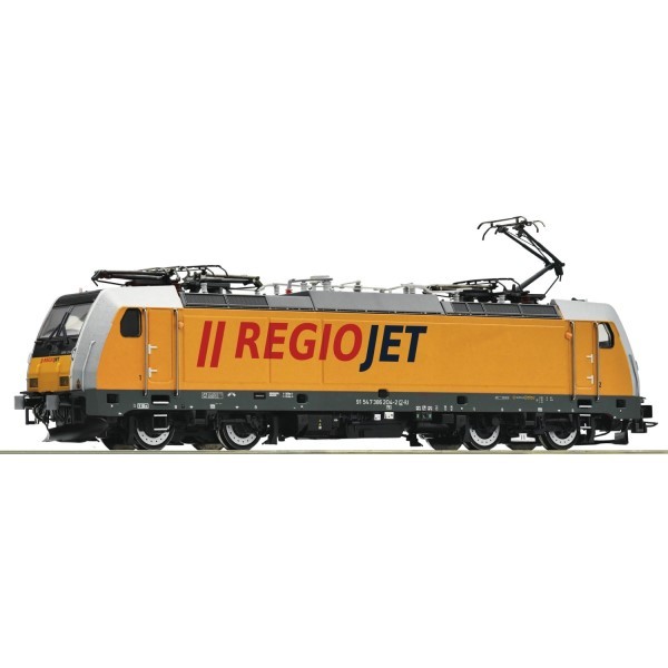 Roco 7500102 H0 E-Lok 386 204-2, Regiojet, Ep. Vi H0 + Neu-image