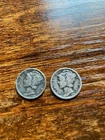 Lot of three, 1935 and 1942  Dime and 1955 penney
