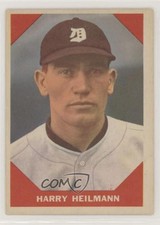 1960 Fleer Baseball Greats Harry Heilmann #65 HOF z6d
