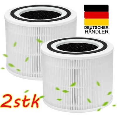 2x Ersatzfilterset für Levoit Core 300 300S Luftreiniger HEPA-filter Aktivkohle