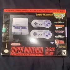 Authentic SNES Super Nintendo Classic Mini Super Entertainment System 21 Games