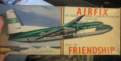 AIRFIX FOKKER F27 AER LINGUS AIRLINES AIRCRAFT MODEL KIT 1:72  NIOB