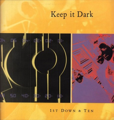 Keep It Dark 1st Down & Ten LP Vinyl UK Virgin 1986 Mit Innenhülle CAS1172