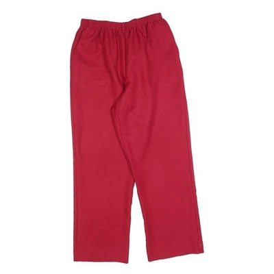 ALFRED DUNNER Femmes Polyester Rouge Décontractée Droit Pantalon W28 L28 Aise - Photo 1/4