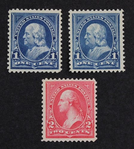 CKStamps: US Stamps Collection Scott#264 Mint 1H OG 1NG #267 Mint NH OG