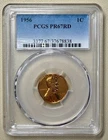 1956 Lincoln Wheat Cent PCGS PR67RD Red Proof Penny Brilliant 1¢ Coin Gem Cond