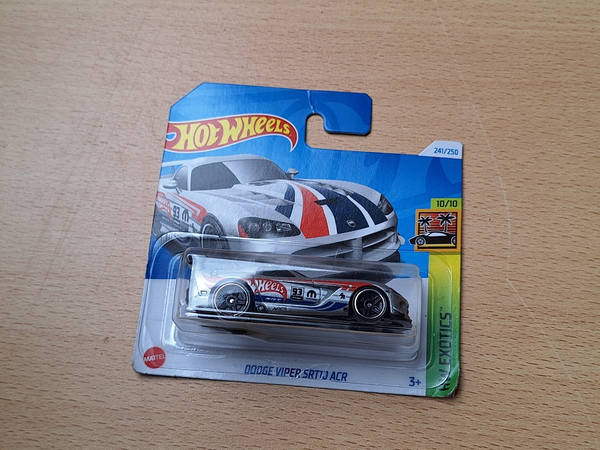 Hot Wheels Dodge Viper SRT10 Acr Hw Exotics 10/10 241/250 1:64 Modellauto Mopar-image
