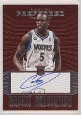 2013-14 Panini Preferred Rookie Revolution Red 59/99 Gorgui Dieng #300 Auto i6j