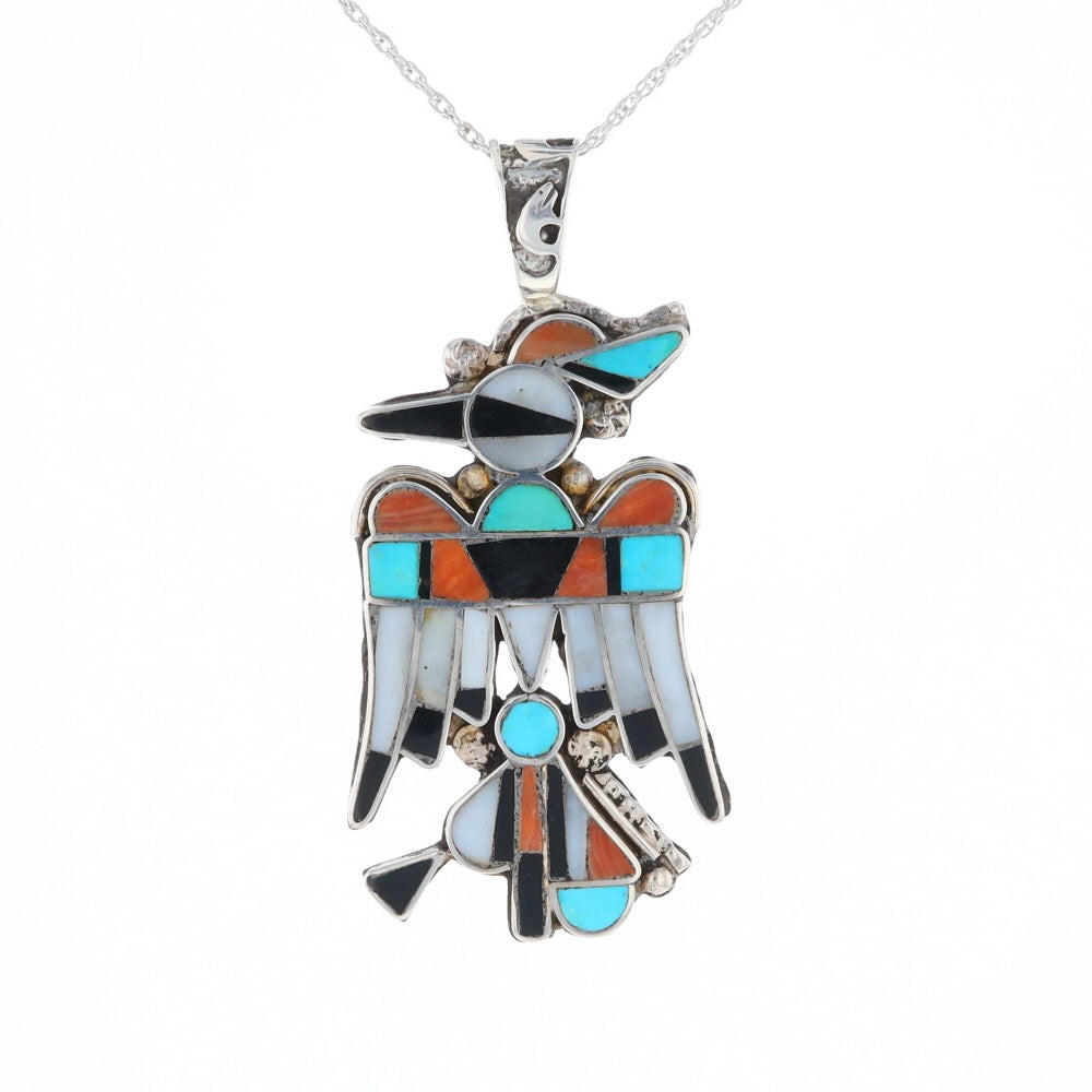 Native Multi-Stone Thunderbird Pendant GV173789 - image 4