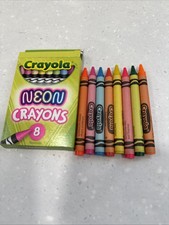 2009 Crayola Crayons "NEON" 8ct Crayons