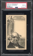 1880 H602 U.S. Presidents Blank Martin Van Buren - PSA 8 - None Higher!