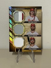 2021 Topps Museum Meaningful Material Relic /35 Bryce Harper Andrew McCutchen 13