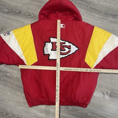 Vintage 90s Kansas City Chiefs NFL Starter Pro Line jacket Satin