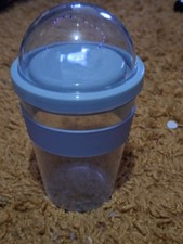 Cereal On The Go Pot, Cereal In The Top Milk In The Bottom No Spoon Breakfast